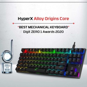 کیبورد گیمینگ مکانیکال با سیم هایپرایکس مدل Alloy Origins Core